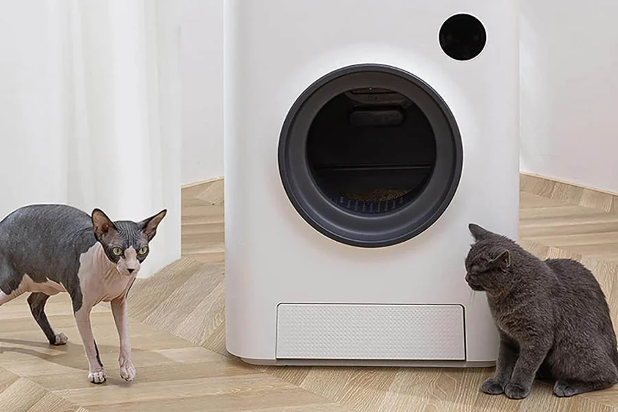 automatic litter box for multiple cats